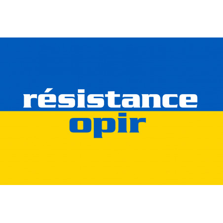 Ukraine résistance opir - 10cm - Autocollant(sticker)
