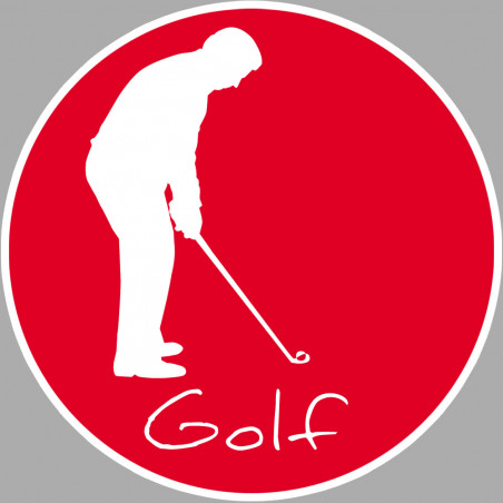 golf - 5cm - Autocollant(sticker)