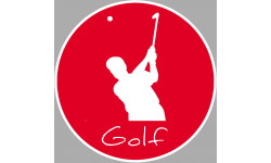 golf tir - 5cm - Autocollant(sticker)