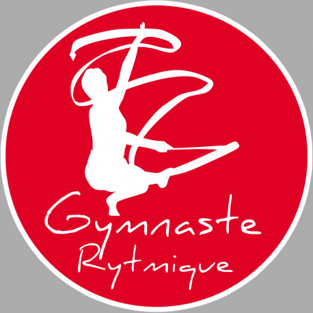 Gymnastique Rythmique - 5cm - Autocollant(sticker)