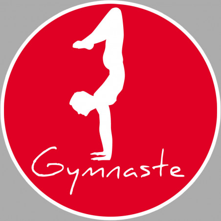 Gymnastique Sol - 10cm - Autocollant(sticker)