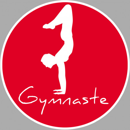 Gymnastique Sol - 15cm - Autocollant(sticker)