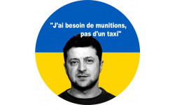 Volodymyr Zelensky - 5cm - Autocollant(sticker)