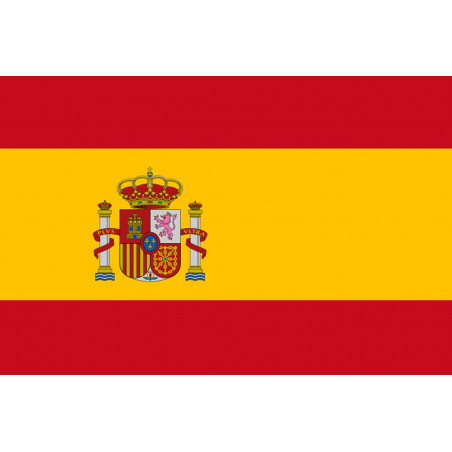 Drapeau Espagne - 19.5 x 13 cm - Autocollant(sticker)