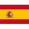 Drapeau Espagne - 5 x 3,3 cm - Autocollant(sticker)