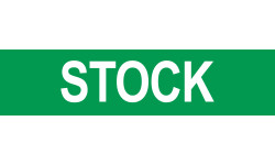 local STOCK vert - 29x7cm - Autocollant(sticker)