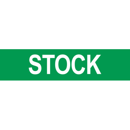 local STOCK vert - 29x7cm - Autocollant(sticker)