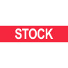 local STOCK rouge - 29x7cm - Autocollant(sticker)