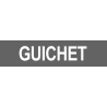 GUICHET GRIS - 29x7cm - Sticker/autocollant