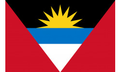 Drapeau Antigua and Barbuda - 19.5x13cm - Autocollant(sticker)