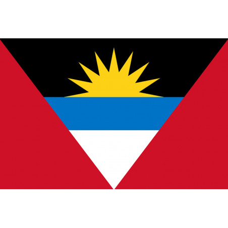 Drapeau Antigua and Barbuda - 19.5x13cm - Autocollant(sticker)