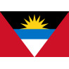 Drapeau Antigua and Barbuda - 19.5x13cm - Sticker/autocollant
