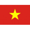 Drapeau Viet Nam - 19.5x13cm - Autocollant(sticker)