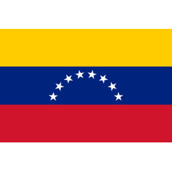 Drapeau Vénézuela - 19.5x13cm - Sticker/autocollant