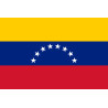Drapeau Vénézuela - 15x10cm - Sticker/autocollant