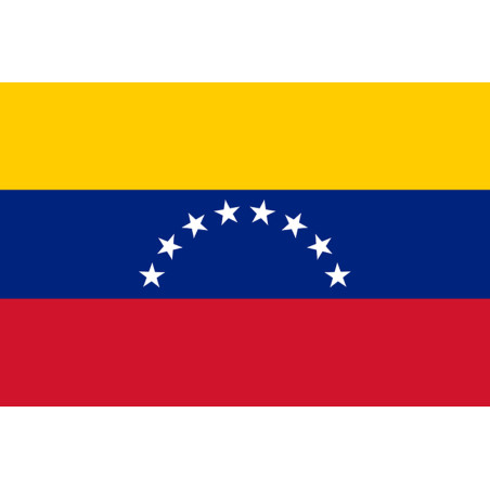 Drapeau Vénézuela - 5x3,3cm - Sticker/autocollant