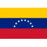Drapeau Vénézuela - 5x3,3cm - Autocollant(sticker)