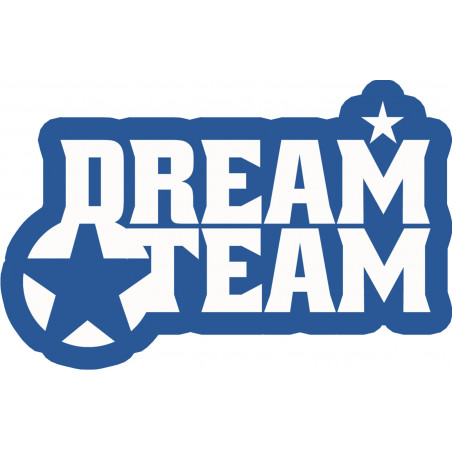 DREAM TEAM - 15x9,5cm - Autocollant(sticker)