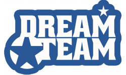 DREAM TEAM - 10x6,5cm - Autocollant(sticker)