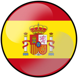 drapeau Espagnol - 15cm - Sticker/autocollant