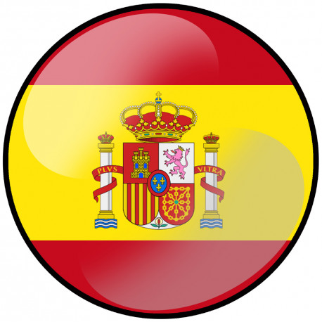 drapeau Espagnol - 15cm - Autocollant(sticker)