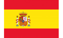 drapeau Spain - 10x6,8cm - Autocollant(sticker)