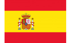 drapeauEspagne - 15x10cm - Autocollant(sticker)