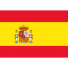 drapeauEspagne - 15x10cm - Autocollant(sticker)