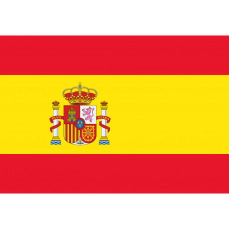 drapeau Espagne - 19,5x13cm - Autocollant(sticker)