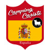 Campingcariste Espagne - 20x15cm - Autocollant(sticker)