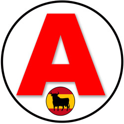 A Espagnol taureau - 15cm - Sticker/autocollant