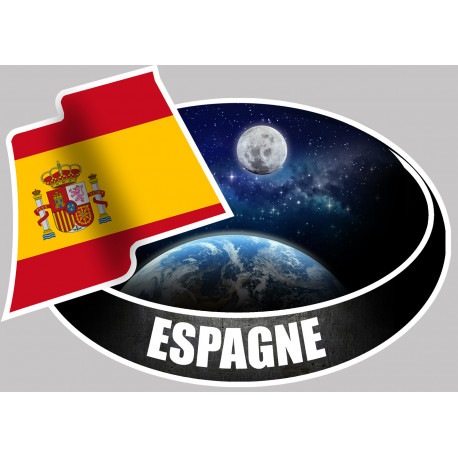 ESPAGNE - 10x14cm - Autocollant(sticker)