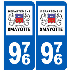 immatriculation 975 (Saint-Pierre et Miquelon) - Sticker/autocollant