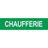 CHAUFFERIE VERT - 15x3.5cm - Autocollant(sticker)