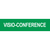 VISIO-CONFERENCE - 29x7cm - Autocollant(sticker)