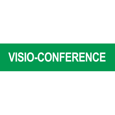 VISIO-CONFERENCE - 15x3.5cm - Autocollant(sticker)