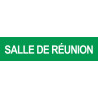 SALLE DE REUNION VERT - 29x7cm - Autocollant(sticker)