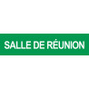 SALLE DE REUNION VERT - 15x3.5cm - Autocollant(sticker)