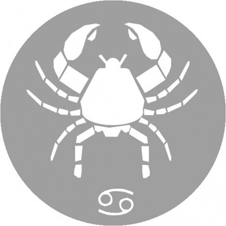 signe zodiaque scorpion rond - 8cm - Autocollant(sticker)