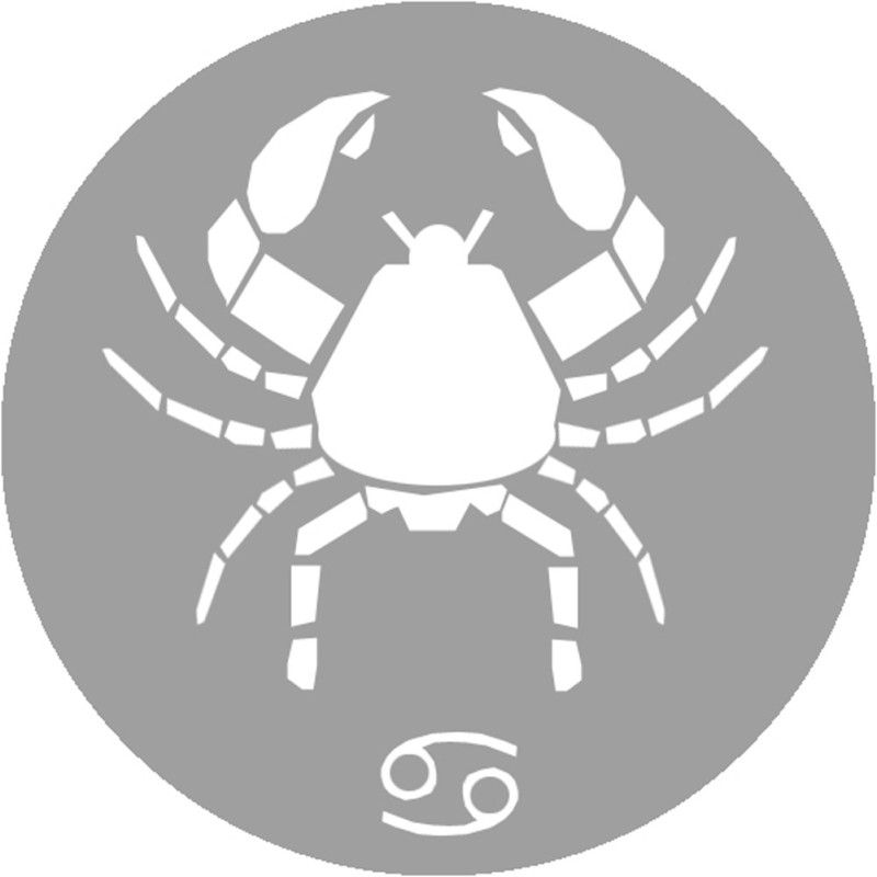 signe zodiaque scorpion rond - 5cm - Sticker/autocollant
