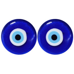 Oeil bleu Nazar boncuk - 2 stickers de 5cm - Sticker/autocollant