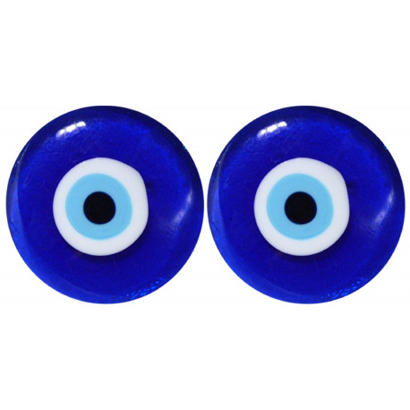 Oeil bleu Nazar boncuk - 2 stickers de 5cm - Autocollant(sticker)