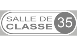 Autocollant (sticker): signaletique salle de classe