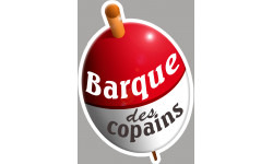 bouchon barque des copains - 15x10.7cm - Autocollant(sticker)