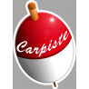 bouchon de carpiste - 5x3.5cm - Autocollant(sticker)