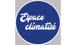Espace climatisé rond - 5cm - Autocollant(sticker)