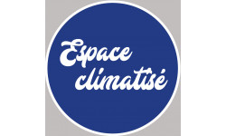 Espace climatisé rond - 10cm - Autocollant(sticker)