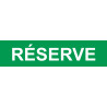 local réserve vert - 15x3.5cm - Autocollant(sticker)