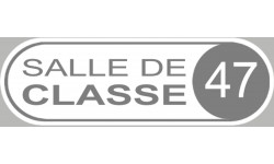 Autocollant (sticker): signaletique salle de classe