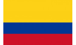 Drapeau Colombie - 19.5 x 13 cm - Autocollant(sticker)